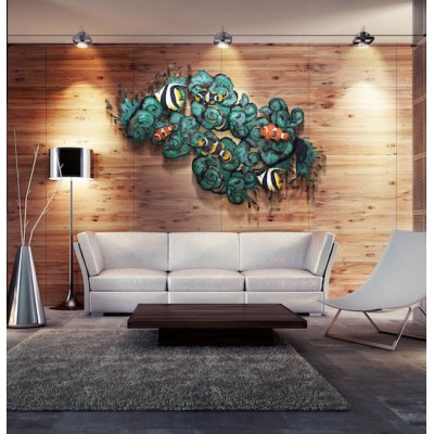 Deep Ocean - Metal Wall Sculpture Office home decor Modern Masterpiece Art ❤️ #1   322895330321